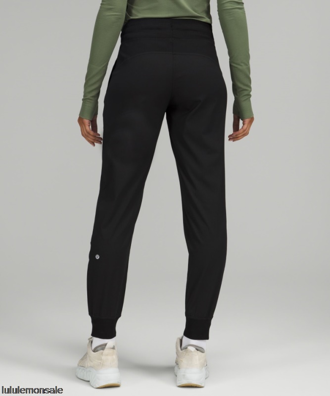 Lululemon Damen DELULU233 | Schwarz Dance Studio Jogger Mit Halber Höhe
